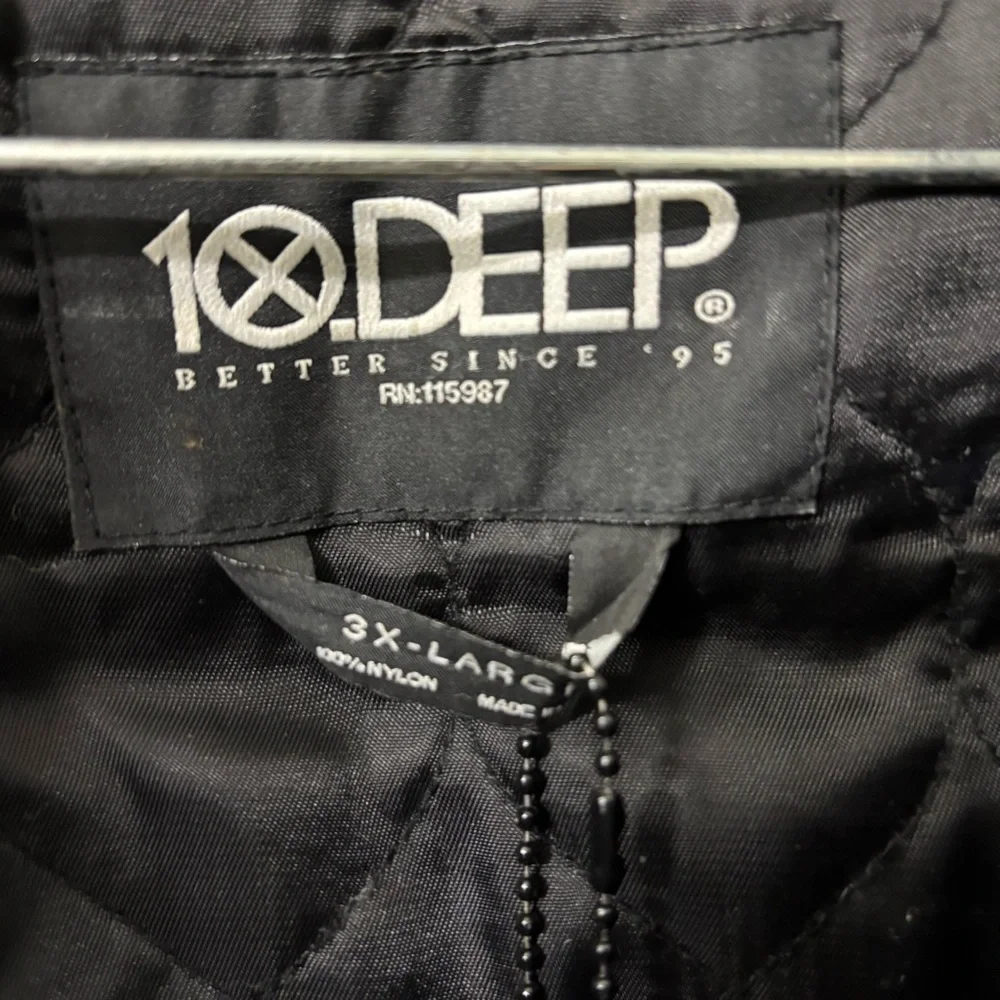 10 Deep Navy Jacket with Tiger Embroidery size 3X